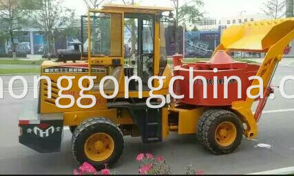 Mobile Diesel Millstone Type Concrete Mixer